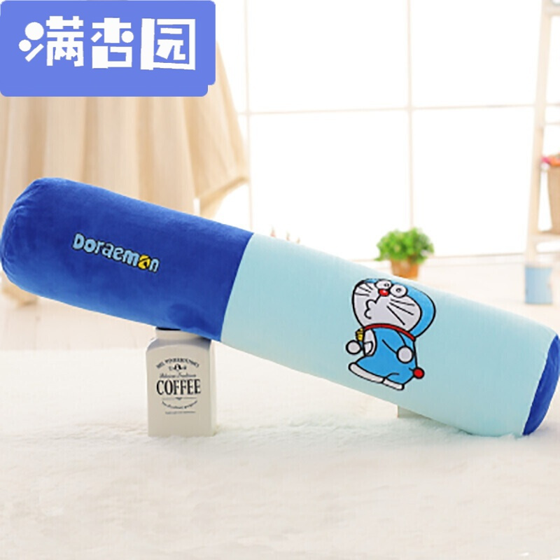 舒弗(LACHOUFFE)2021新款卡通龙猫小人圆柱抱枕公仔可爱长条睡觉枕头靠垫大号毛绒玩具生日女生