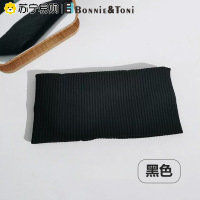 Bonnie&amp;Toni健身发带男运动吸汗止汗宽边头带女绑发头饰发箍头巾围巾丝巾头巾_803 黑色