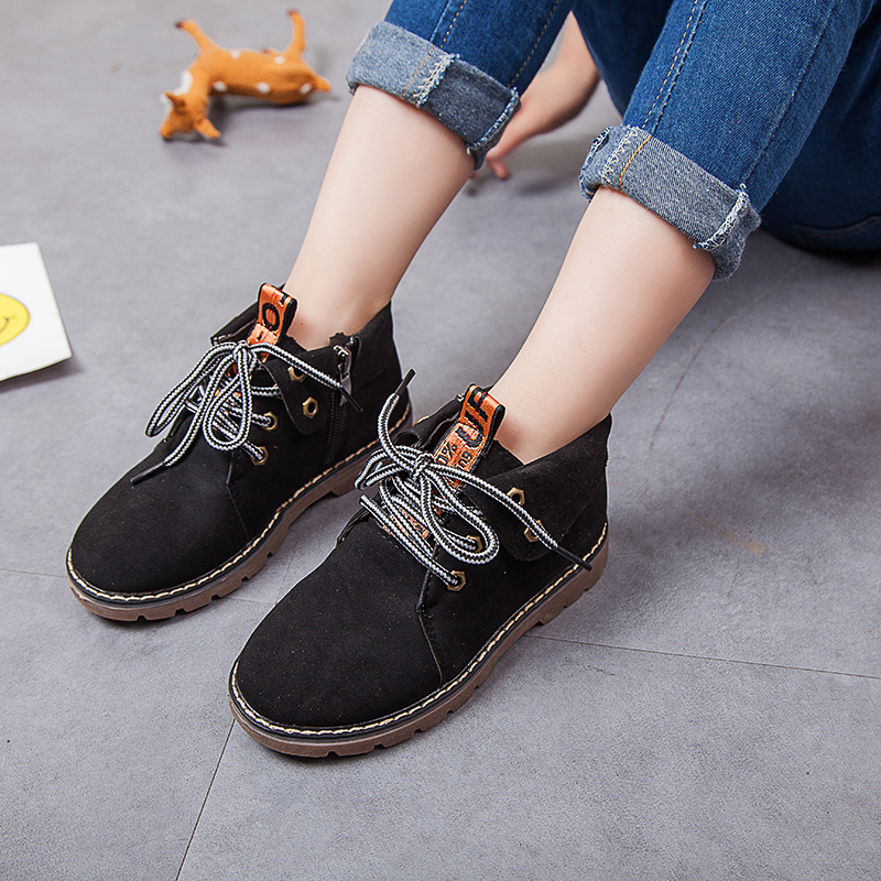 促销儿童马丁靴男童时尚潮鞋女童短靴秋冬儿童鞋绒面儿童靴子清仓