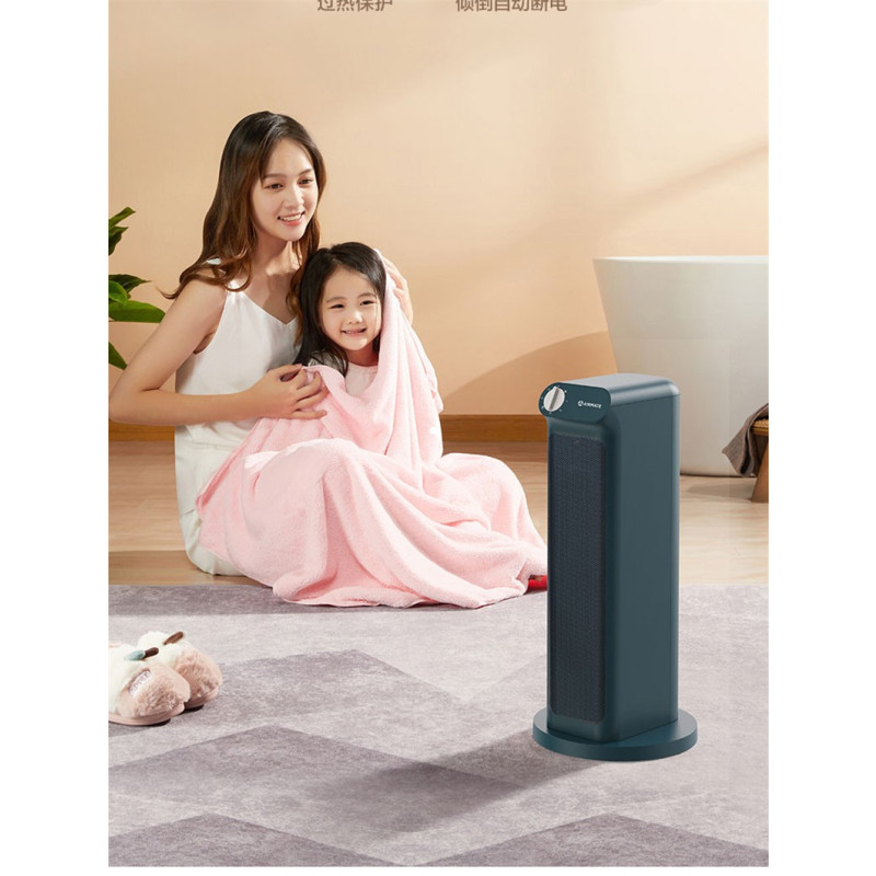 Airmate/艾美特 HP20-K1-1 立式石墨烯摇头热风机家用电暖气办公室暖风机