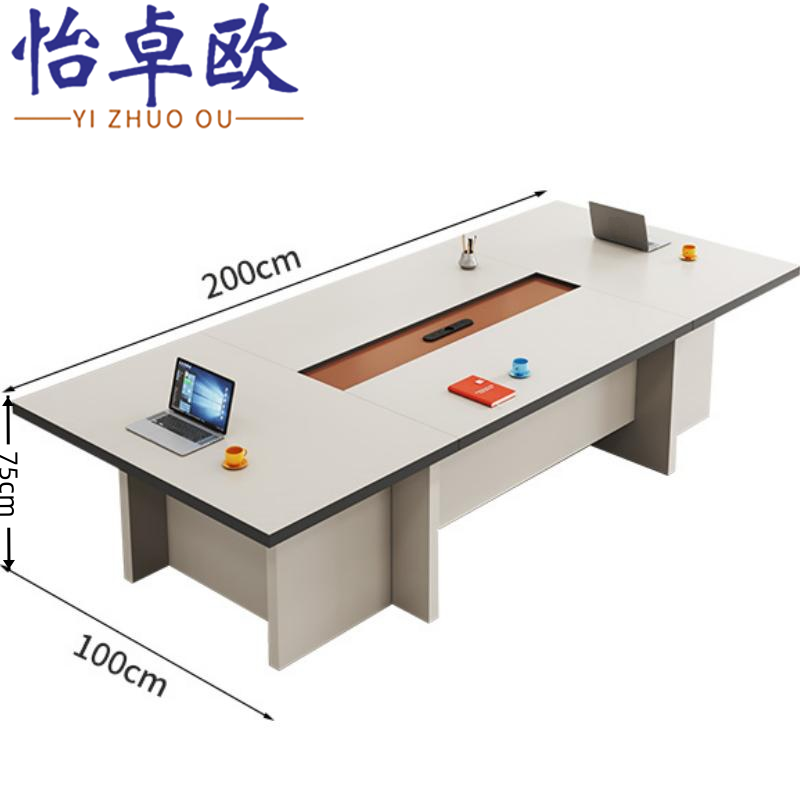 怡卓欧会议桌2*1米张高清大图