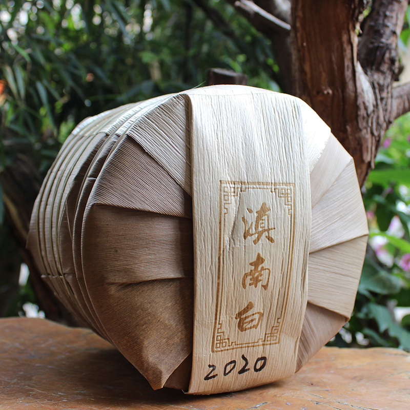 茗纳百川云南普洱茶生茶景谷白茶茶叶生茶饼茶七子饼 滇南白整提7片2500克