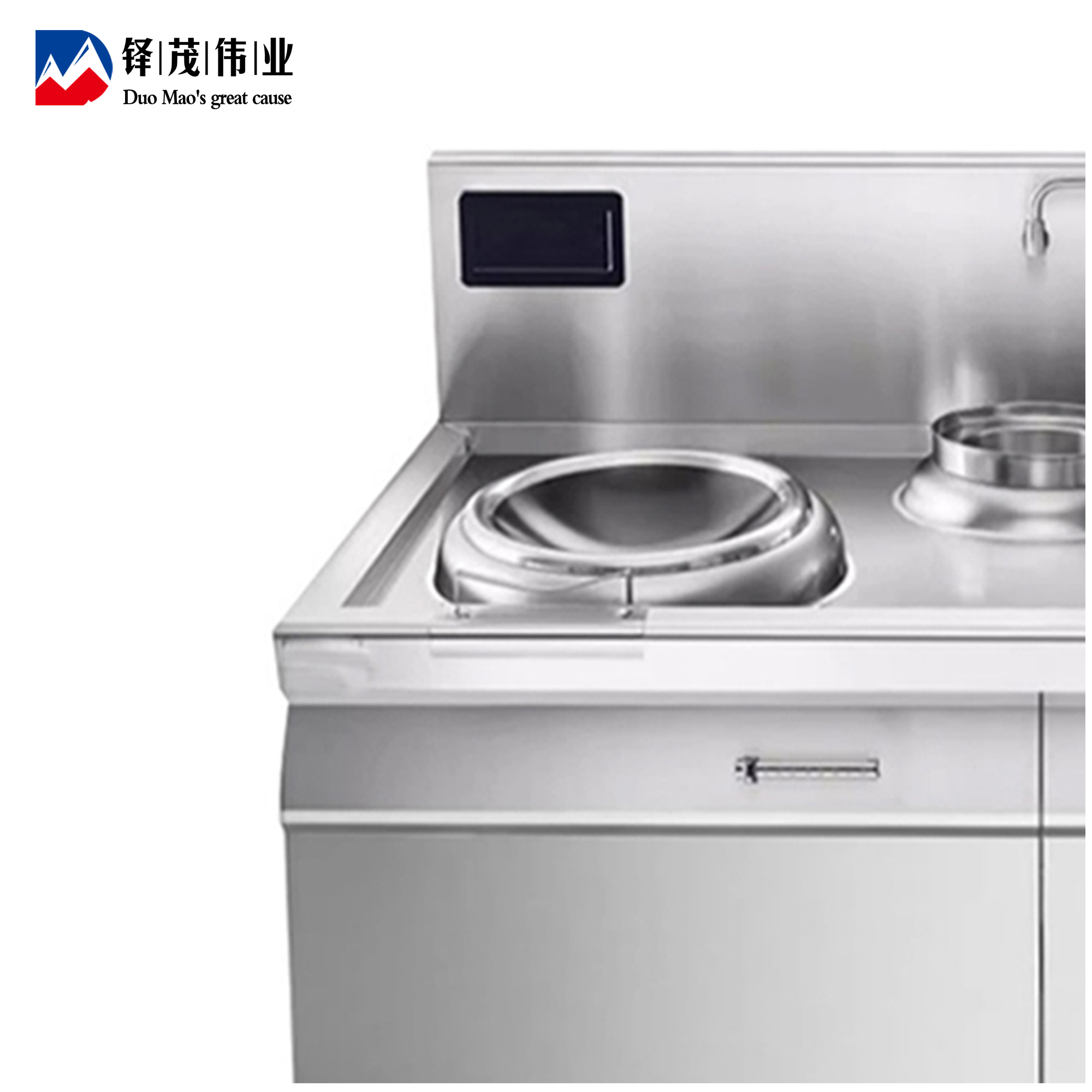 铎茂伟业 双头单尾40小炒炉 1800*1000*800+400mm 台高清大图