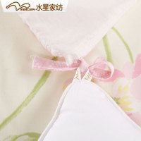 水星(MERCURY)家纺四件套全棉纯棉被套四件套华尔兹小调1.8m床上用品180×200cm