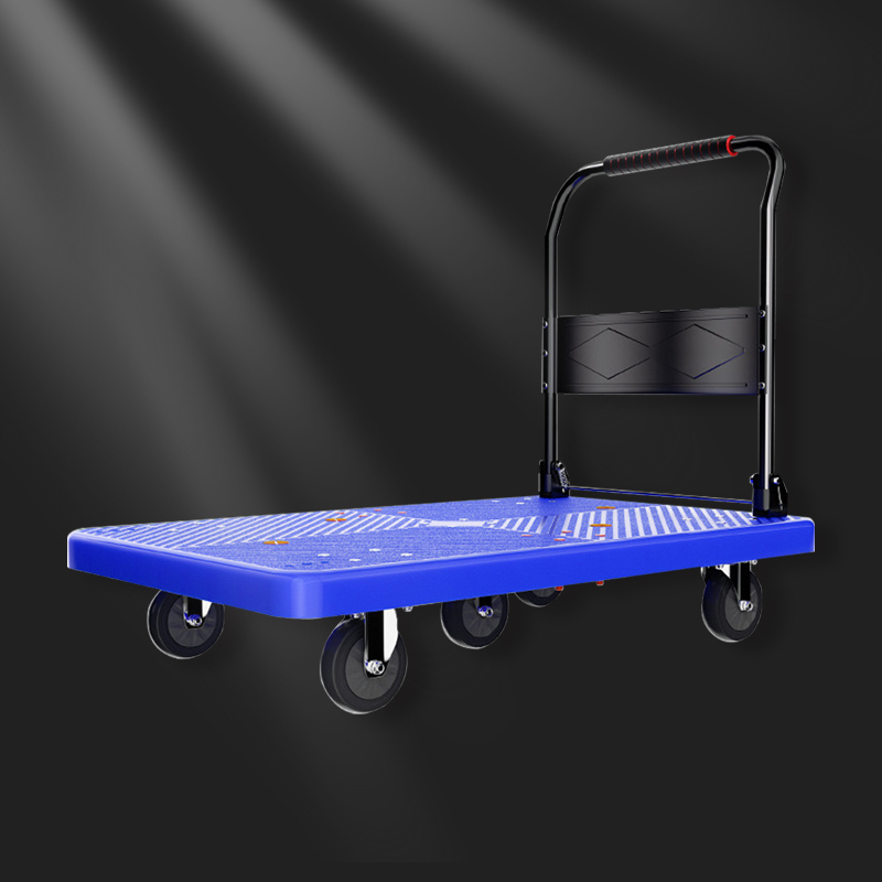 鸿启纳 配4寸防尘轮5轮折叠手推车免安装承重约420斤 HQN-DH328X 70*44cm (单位:件)高清大图