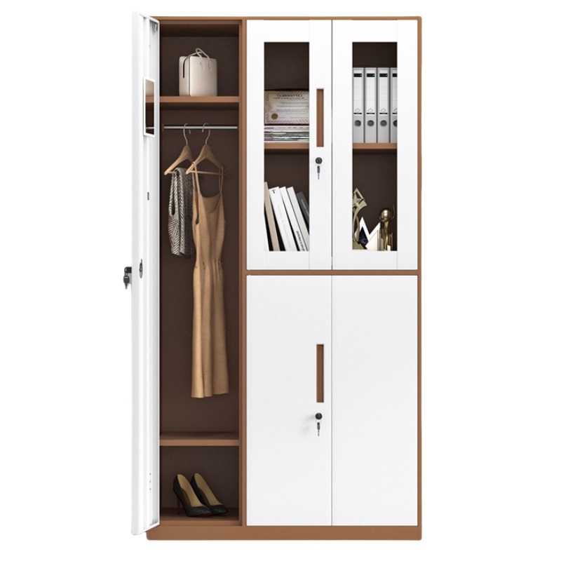 凌迪星咖色5门更衣柜970*500*1850mm台高清大图