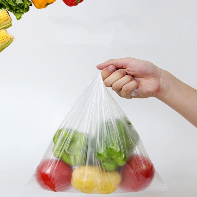 浦帝(PuDi) 超市商用白色加厚款食用级连卷袋子 25*35cm 中厚款 约500只每卷高清大图