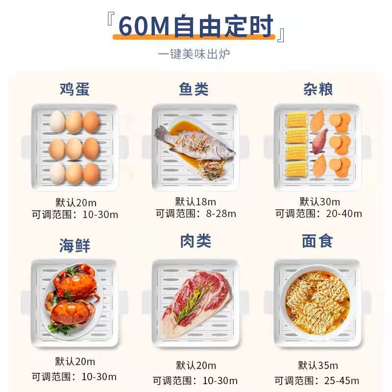 HYUNDAI电蒸锅3层大容量多功能可保温早餐机韩国现代电热煮锅新品