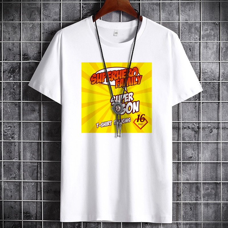 男短袖夏季纯棉T恤青年潮牌上衣服修身半袖 DT11183