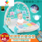 音乐新款见描述婴幼儿健身架器脚踏钢琴宝宝游戏毯儿童摇铃玩具真智力 Q萌宝贝[女孩款]电池版