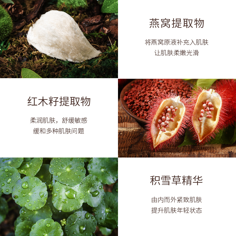 艺黛丽&燕芳百世燕窝润颜补水系列护肤套装
