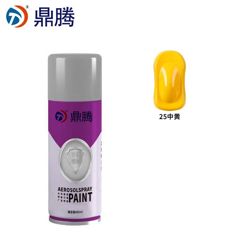 鼎腾 自喷漆 新老包装随机发 中黄400ml/瓶