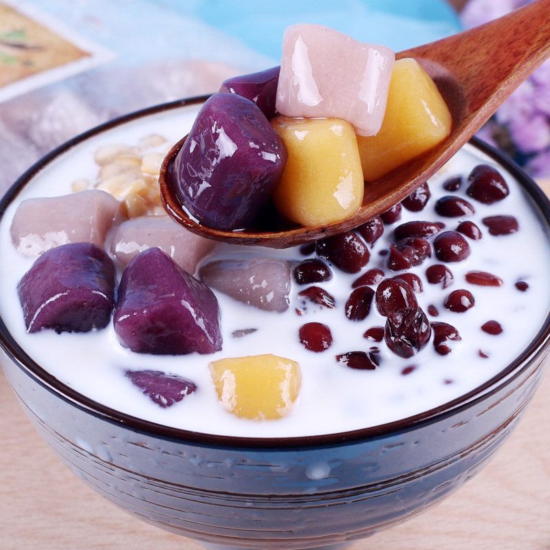 木薯粉木薯淀粉批食用发自制芋仙芋圆甜品珍珠奶茶芋圆粉高清大图