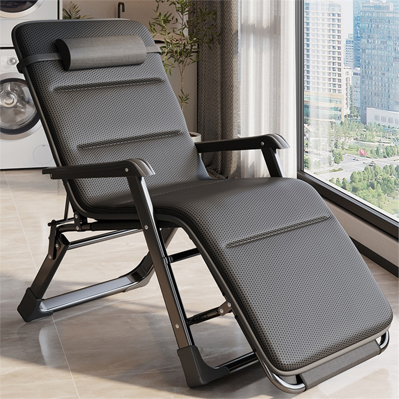 躺椅阳台家用闪电客休闲午休椅折叠椅可躺懒人椅子办公室夏季便携午睡