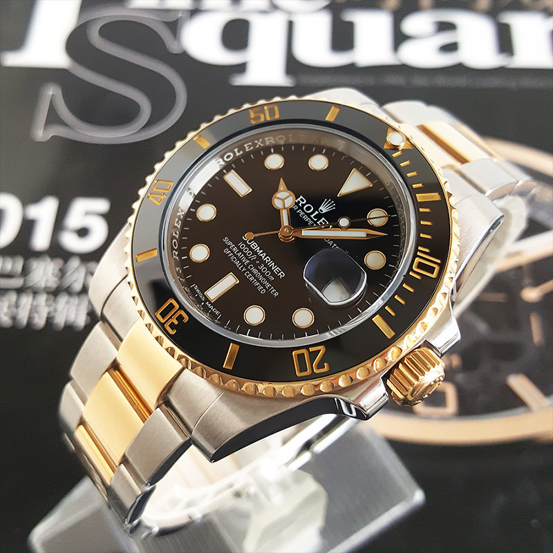 正品劳力士rolex潜航者116613ln97203自动机械40mm二手男表95新