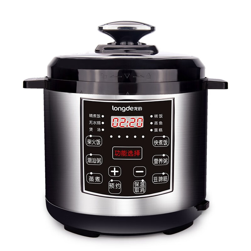 龙的(Longde)LD-YL5015S家用定时保温电压力锅防烫提手双胆高清大图