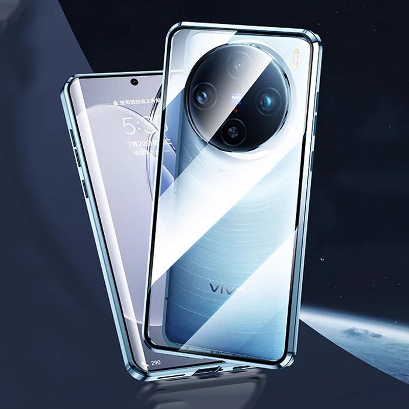 KONEL vivo Y100手机壳双面防摔Y100pro/pro+全包防摔保护套壳磁吸玻璃手机壳