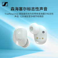 森海塞尔(Sennheiser)ACCENTUM 无线蓝牙入耳式耳机白色