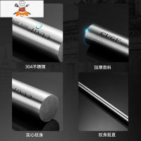 擀面器烘焙工具304不锈钢擀面杖实心擀饺子皮器家用 敬平 小号(30厘米)