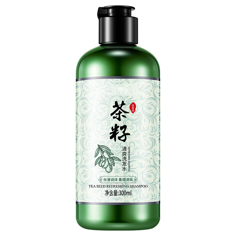 茶籽清爽洗发水温和清爽润发清爽控油柔顺皂角洗发露