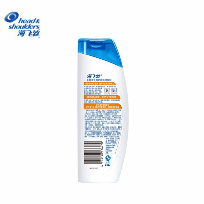 海飞丝 去屑洗发露护根防掉型400ml/瓶 水润 防脱发,去屑 单瓶装