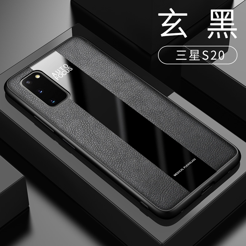 [送膜]高铭宣三星s20手机壳保时捷男款s11/20+磁吸真皮套s20Ultra车载全包防摔s20u个性创意手机套