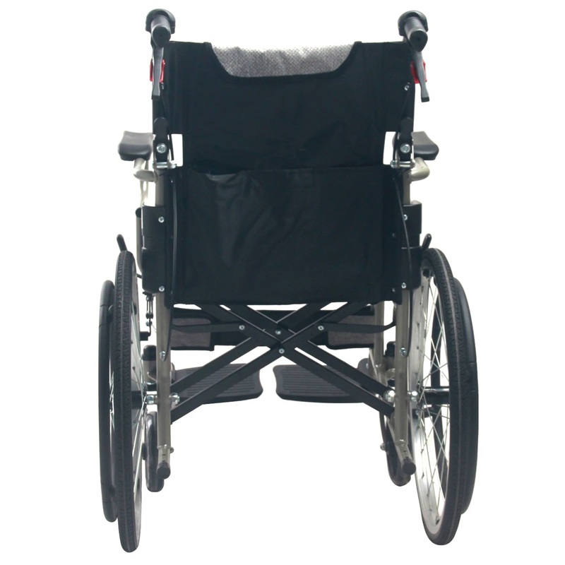 鳯凰 手动轮椅车 PHWOO1A 钢制带折背安全带高清大图