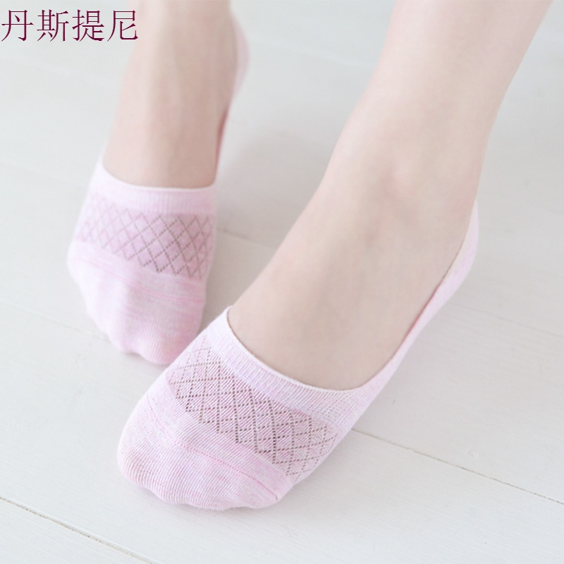 船袜女袜子纯棉短袜浅口隐形袜硅胶防滑低帮女袜夏季薄款女士棉袜