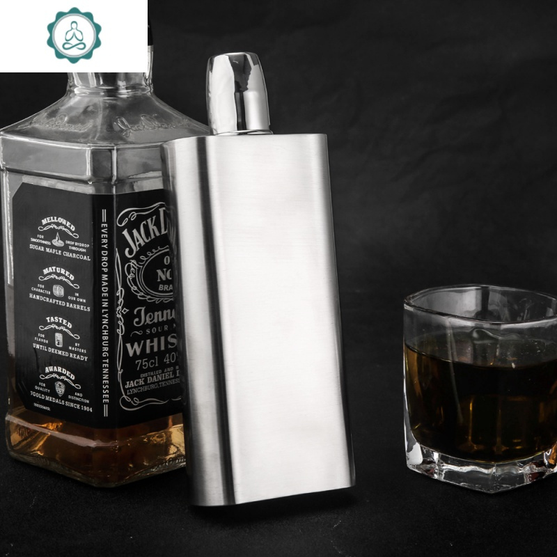 304不锈钢酒壶随身便携户外12盎司大半斤金属酒瓶可刻字封后66两诫子