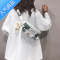FENGHOU可爱帆布包包女2021新款潮ins百搭卡通胸包网红少女街头斜挎腰包腰包男