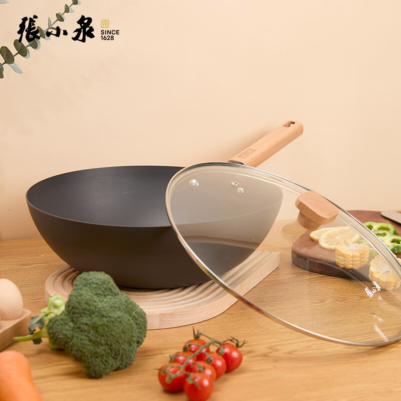 张小泉家味精铁炒锅 型号 C32890100高清大图