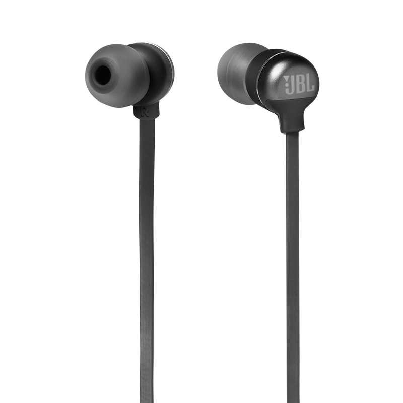 JBL DUET MINI2 入耳式无线蓝牙耳机 磁吸线控 超长续航 运动游戏 线控耳麦 曜石黑