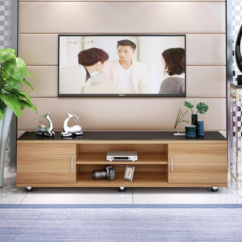 现代简约电视柜钢化玻璃茶几柜北欧小户型家用客厅组合柜卧室地柜