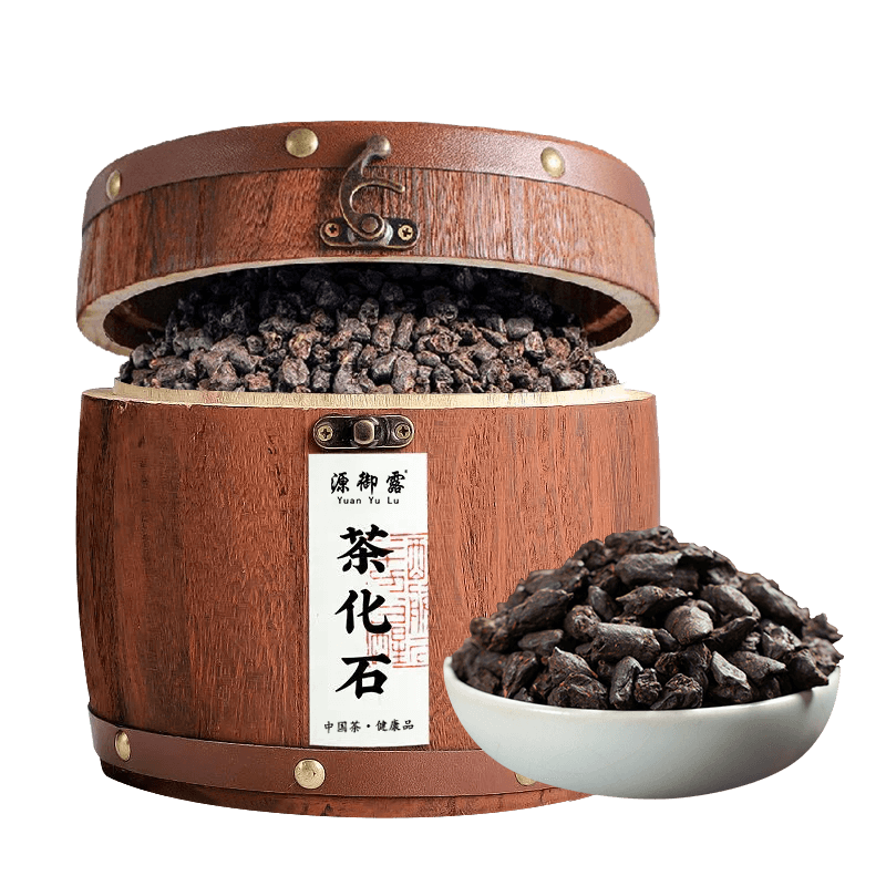源御露云南普洱茶茶化石熟茶糯香普洱茶叶木桶装节日礼盒装500克