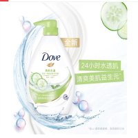 多芬清爽水透美肤沐浴乳1000g*单瓶装 醒活肌肤 留香润肤(新老包装随机)