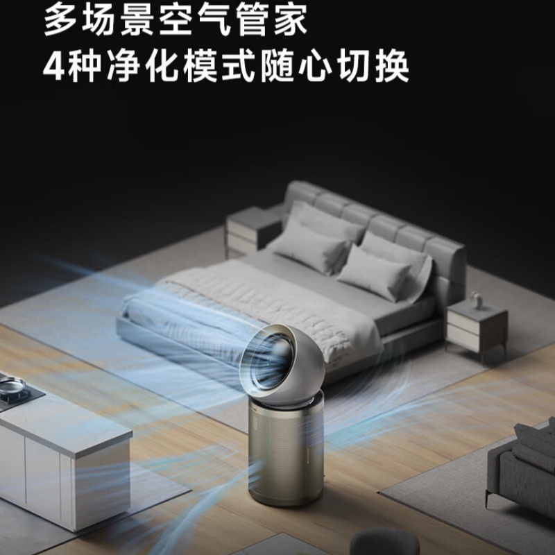 追觅[春晚同款]空气净化器除甲醛净化机家用除过敏原除螨除尘宠物吸猫毛除烟味除苯鼻炎PM10礼品高清大图