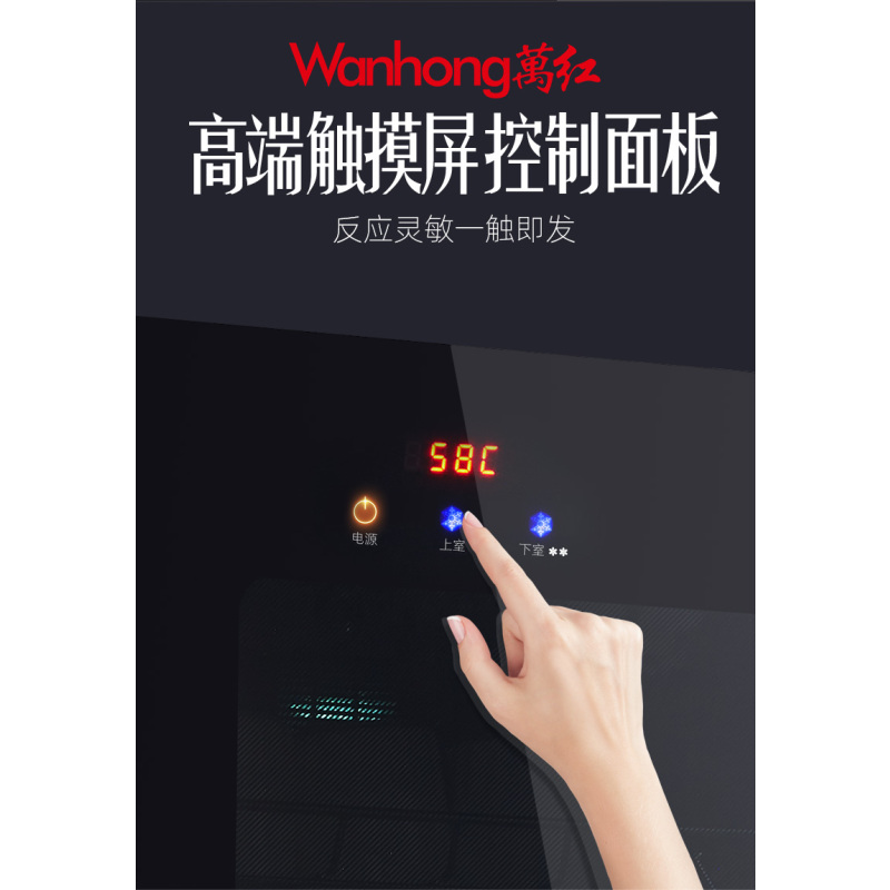 万红(wanhong) 立式消毒柜ZTP198-H39升高温二星级家用小型碗筷餐具家用厨房消毒碗柜