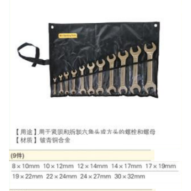 四凯 成套双头呆扳手SK-OS-068 套高清大图