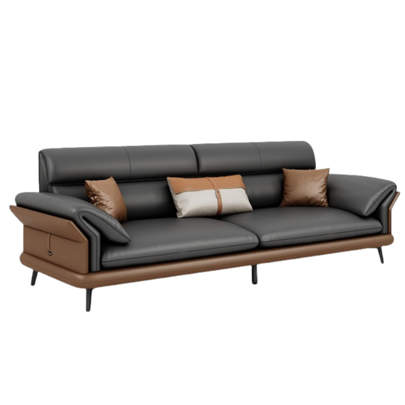 智叶舟沙发四人位2700*900*840mm张高清大图