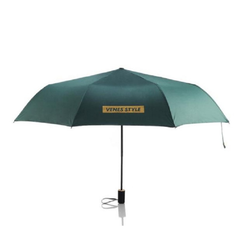 菲驰venes创意实用礼品三折伞黑胶晴雨伞防晒伞vs001xf