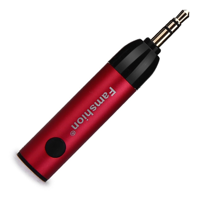 R1车载蓝牙接收器免提AUX蓝牙棒4.2音响箱适配器