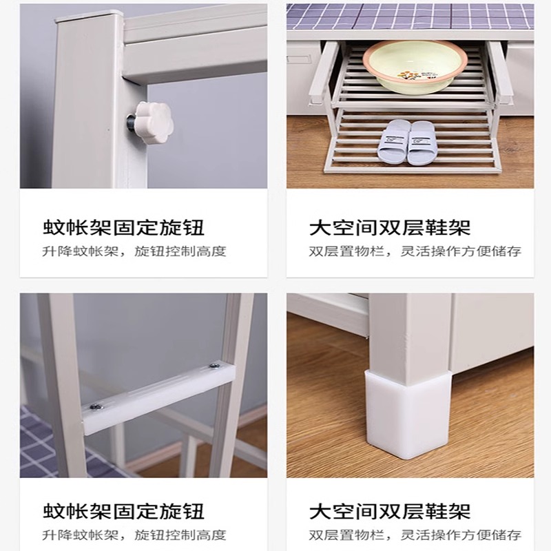 赛颐盛钢制双层床900*2000*1800mm张高清大图