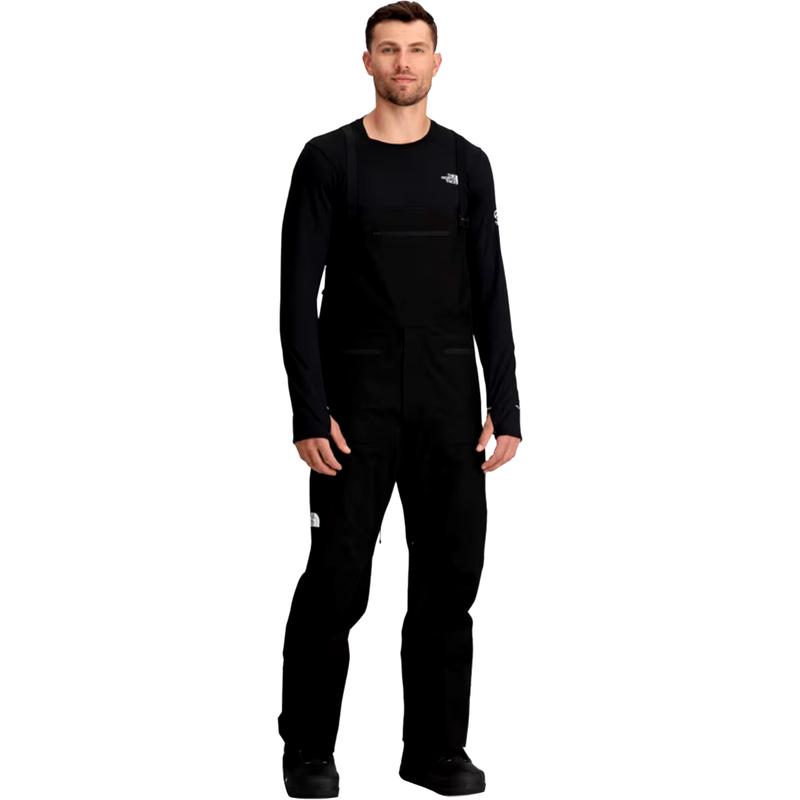 THE NORTH FACE男士防水透气三层雪裤 滑雪登山全覆盖可调吊带裤 TNF_Black S/REG