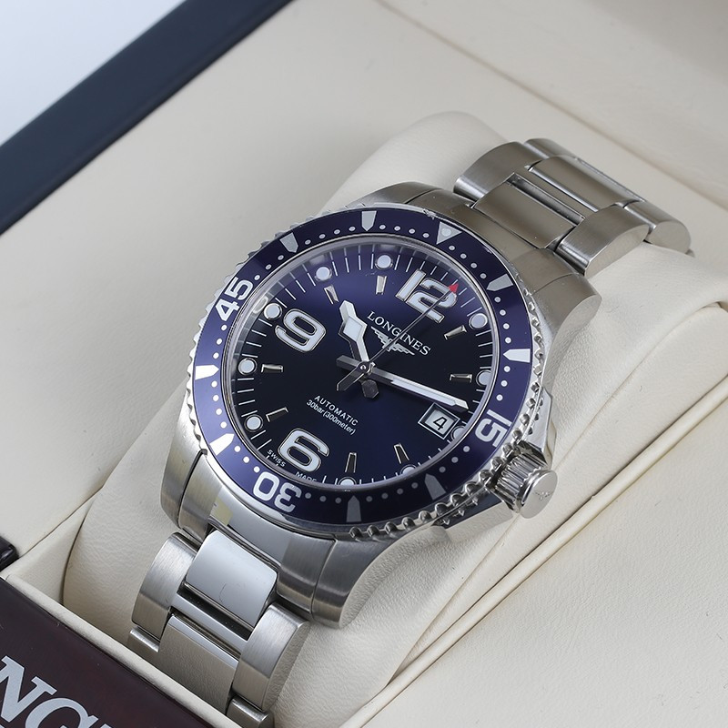 [苏宁自营]浪琴(Longines)康卡斯潜水系列 L37424966机械男表 L3.742.4.96.6