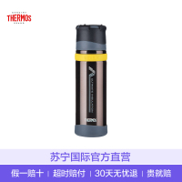 [原装进口]THERMOS膳魔師 真空不锈钢保温杯车载水杯 FFX-500-BK 黑色 500ml