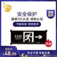 神龙 疏散指示灯 安全出口灯单面右 KX-BLZD-I 2LRE2W