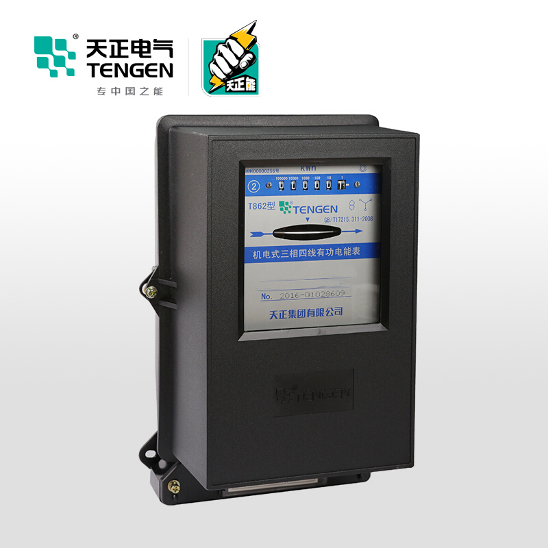 天正电气 DT862 三相 380V 20(80)A 机械式 09050090015 电能表电表