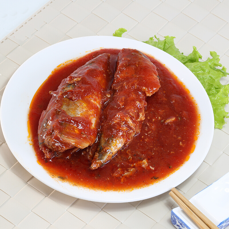 红塔茄汁鲱鱼罐头方便速食下饭即食产品100g4罐