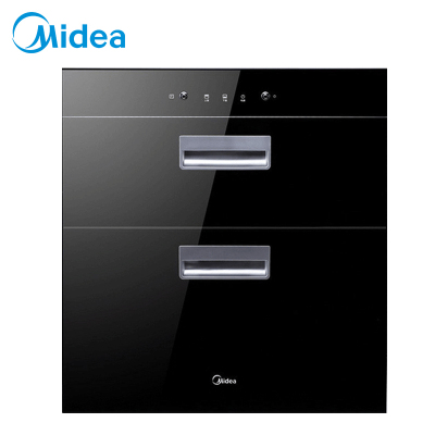 美的(Midea)消毒柜MXV-ZLP100Q33 二星级嵌入式消毒碗柜 86升大容量 紫外线消毒