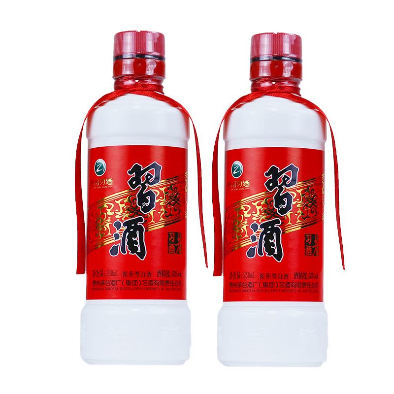 习酒 老习酒53度250mL*2瓶酱香型白酒光瓶装图片
